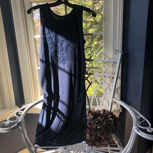 Liz Lange Navy Blue Maternity Dress